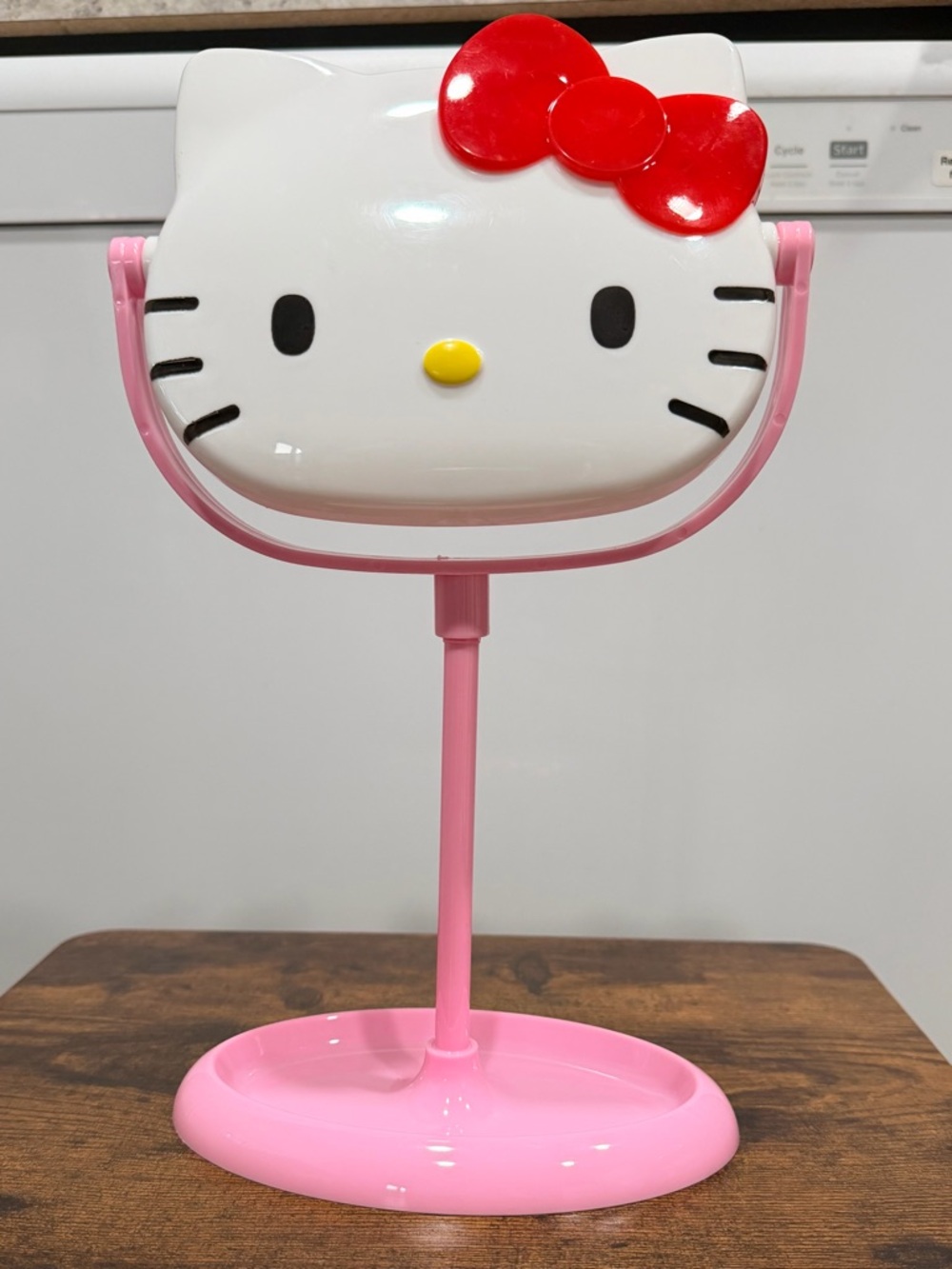Hello Kitty Pink and Red Standing Kids Mirror